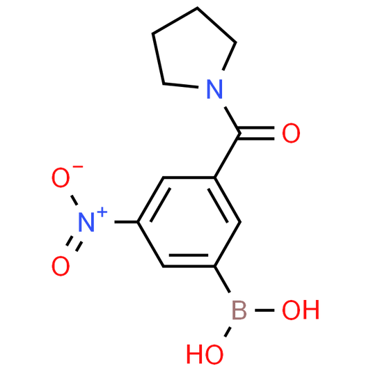 (3-Nitro-5-(pyrrolidine-1-carbonyl)phenyl)boronic acid