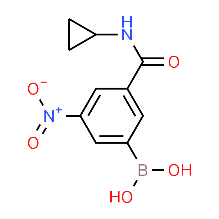 (3-(Cyclopropylcarbamoyl)-5-nitrophenyl)boronic acid