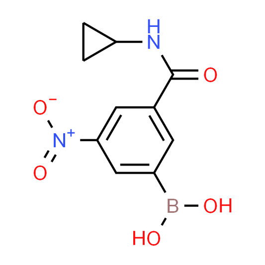 (3-(Cyclopropylcarbamoyl)-5-nitrophenyl)boronic acid