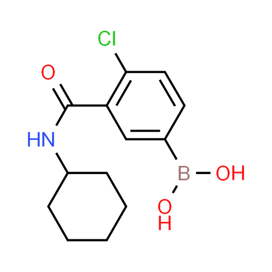 (4-Chloro-3-(cyclohexylcarbamoyl)phenyl)boronic acid