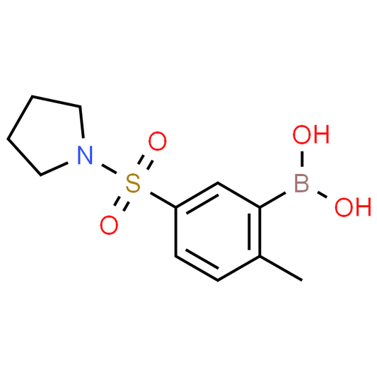 (2-Methyl-5-(pyrrolidin-1-ylsulfonyl)phenyl)boronic acid