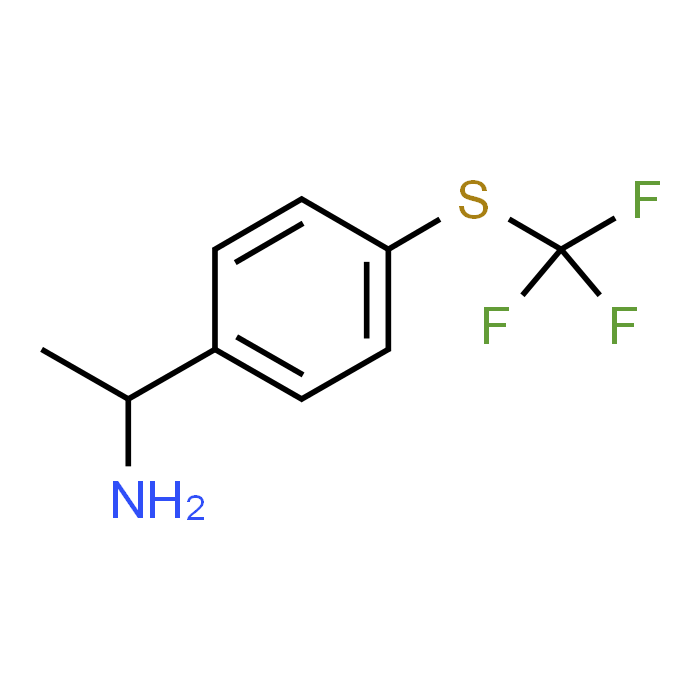 1-(4-((Trifluoromethyl)thio)phenyl)ethanamine