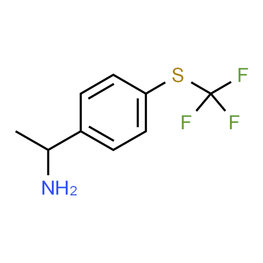 1-(4-((Trifluoromethyl)thio)phenyl)ethanamine