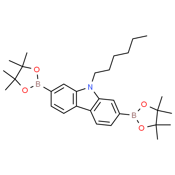 9-Hexyl-2,7-bis(4,4,5,5-tetramethyl-1,3,2-dioxaborolan-2-yl)-9H-carbazole