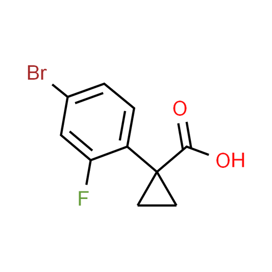 1-(4-Bromo-2-fluorophenyl)cyclopropanecarboxylic acid