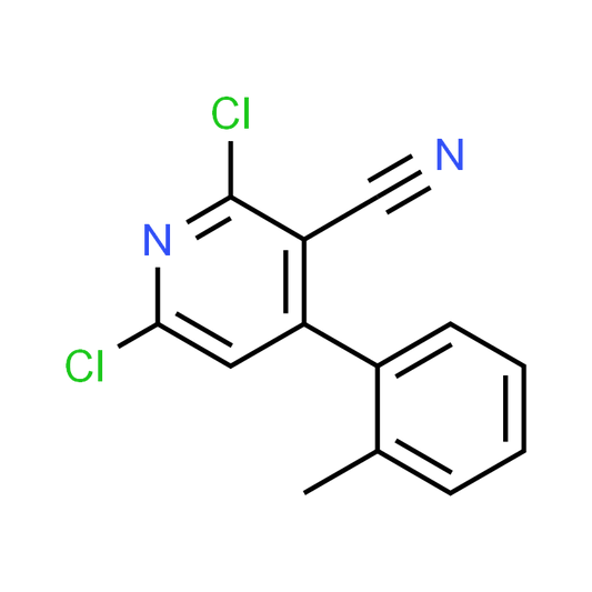 2,6-Dichloro-4-(o-tolyl)nicotinonitrile