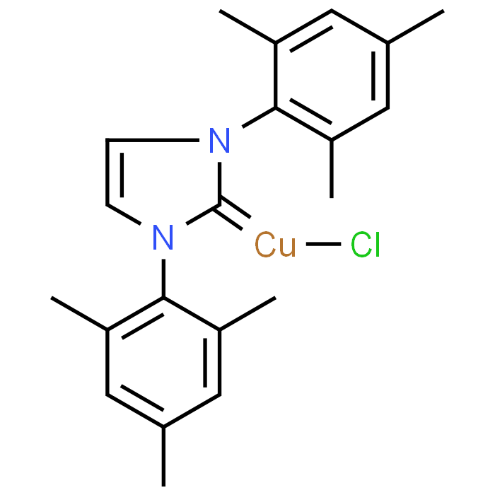 Chloro[1,3-Bis(2,4,6-trimethylphenyl)imidazol-2-ylidene]copper(I)