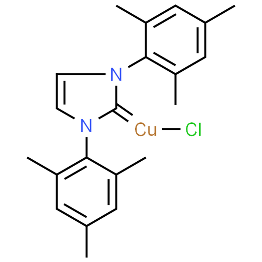 Chloro[1,3-Bis(2,4,6-trimethylphenyl)imidazol-2-ylidene]copper(I)