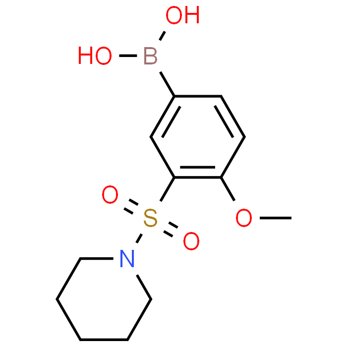 (4-Methoxy-3-(piperidin-1-ylsulfonyl)phenyl)boronic acid