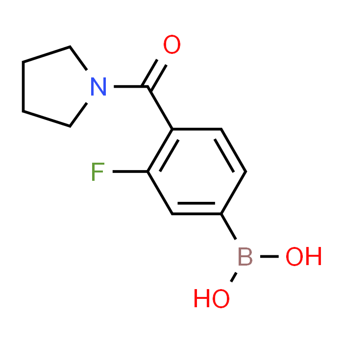 (3-Fluoro-4-(pyrrolidine-1-carbonyl)phenyl)boronic acid