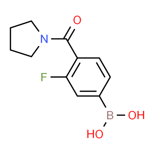 (3-Fluoro-4-(pyrrolidine-1-carbonyl)phenyl)boronic acid