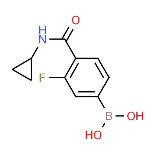 (4-(Cyclopropylcarbamoyl)-3-fluorophenyl)boronic acid
