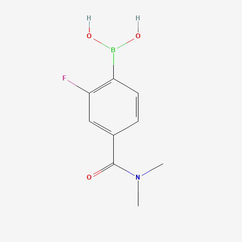 (4-(Dimethylcarbamoyl)-2-fluorophenyl)boronic acid
