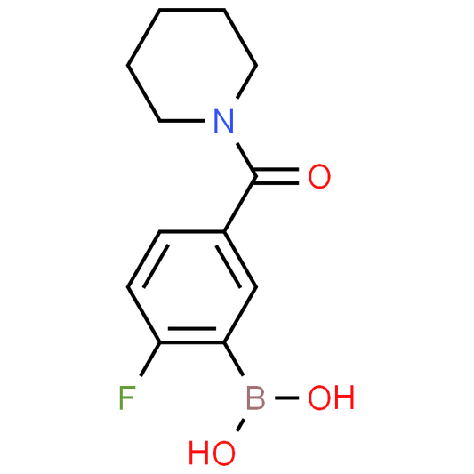 (2-Fluoro-5-(piperidine-1-carbonyl)phenyl)boronic acid