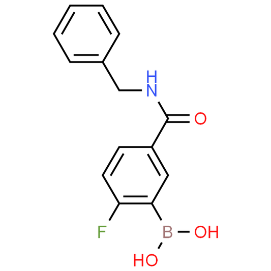 (5-(Benzylcarbamoyl)-2-fluorophenyl)boronic acid