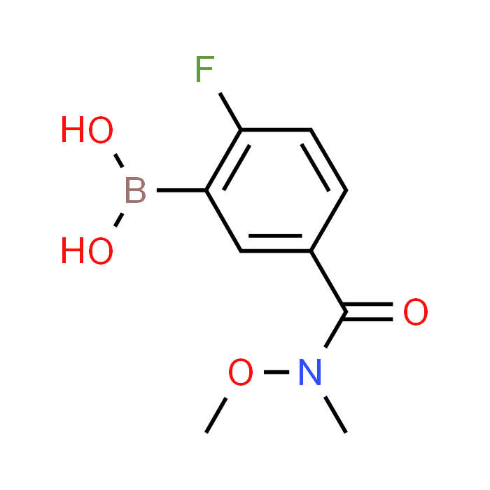N-Methoxy-N-methyl 3-borono-4-fluorobenzamide
