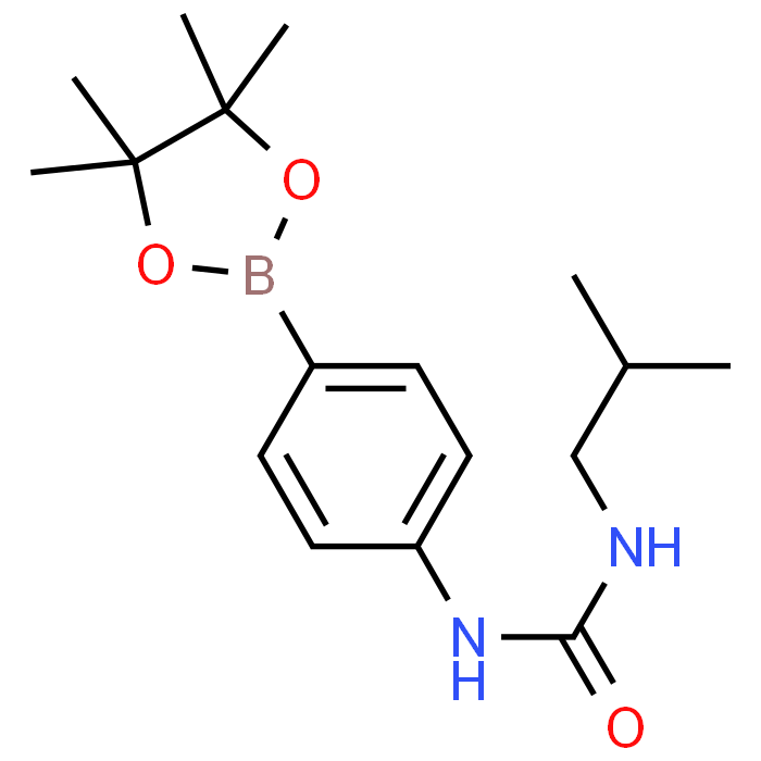 1-Isobutyl-3-(4-(4,4,5,5-tetramethyl-1,3,2-dioxaborolan-2-yl)phenyl)urea