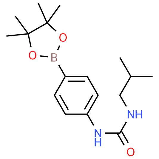 1-Isobutyl-3-(4-(4,4,5,5-tetramethyl-1,3,2-dioxaborolan-2-yl)phenyl)urea