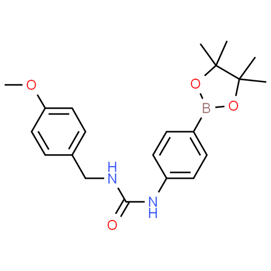 1-(4-Methoxybenzyl)-3-(4-(4,4,5,5-tetramethyl-1,3,2-dioxaborolan-2-yl)phenyl)urea