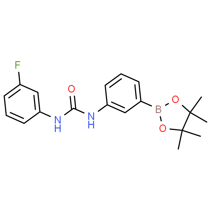 1-(3-Fluorophenyl)-3-(3-(4,4,5,5-tetramethyl-1,3,2-dioxaborolan-2-yl)phenyl)urea