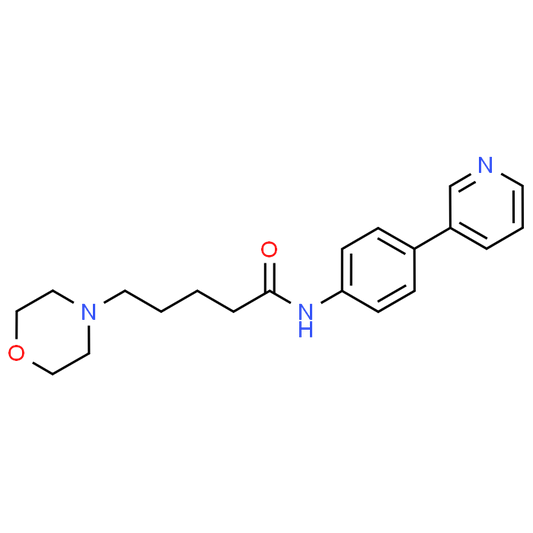 5-Morpholino-N-(4-(pyridin-3-yl)phenyl)pentanamide