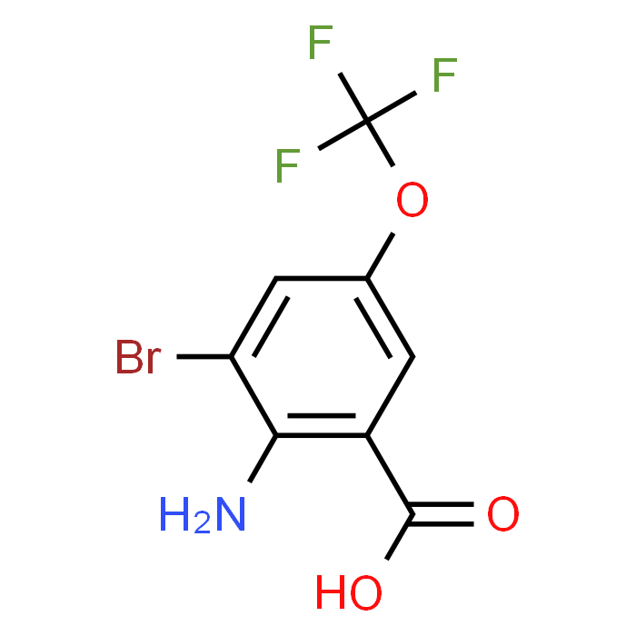 2-Amino-3-bromo-5-(trifluoromethoxy)benzoic acid