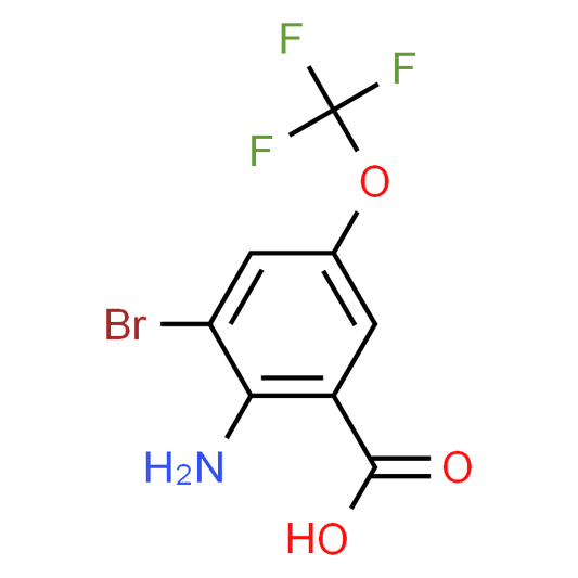 2-Amino-3-bromo-5-(trifluoromethoxy)benzoic acid