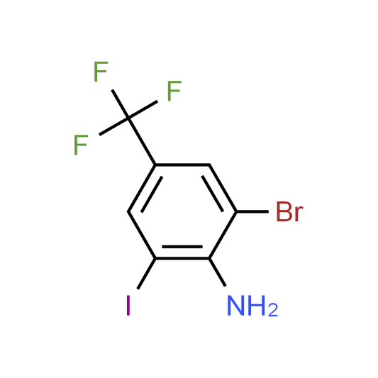 2-Bromo-6-iodo-4-(trifluoromethyl)aniline