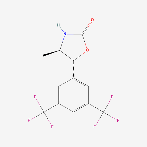 (4R,5R)-5-[3,5-bis(trifluoromethyl)phenyl]-4-methyl-1,3-oxazolidin-2-one