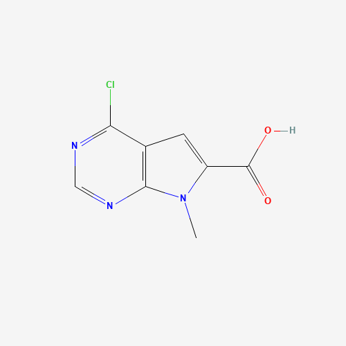 4-Chloro-7-methyl-7H-pyrrolo[2,3-d]pyrimidine-6-carboxylic acid
