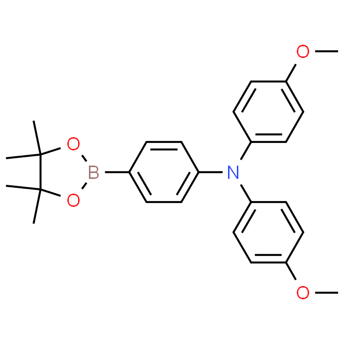 4-Methoxy-N-(4-methoxyphenyl)-N-(4-(4,4,5,5-tetramethyl-1,3,2-dioxaborolan-2-yl)phenyl)aniline