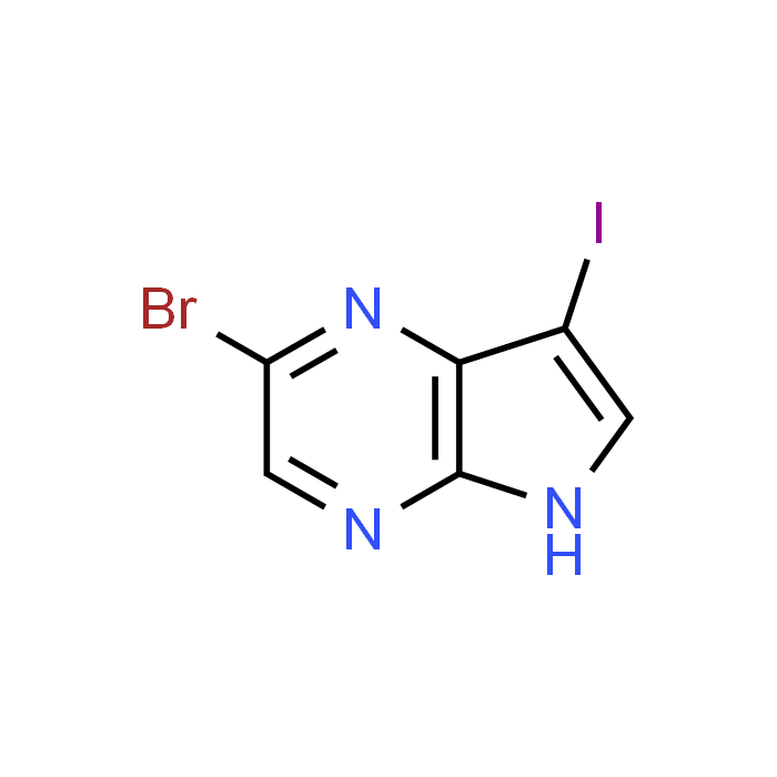 5-Bromo-3-iodo-4,7-diazaindole