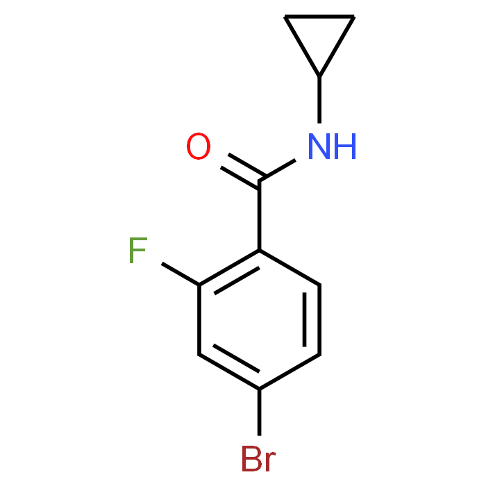 4-Bromo-N-cyclopropyl-2-fluorobenzamide