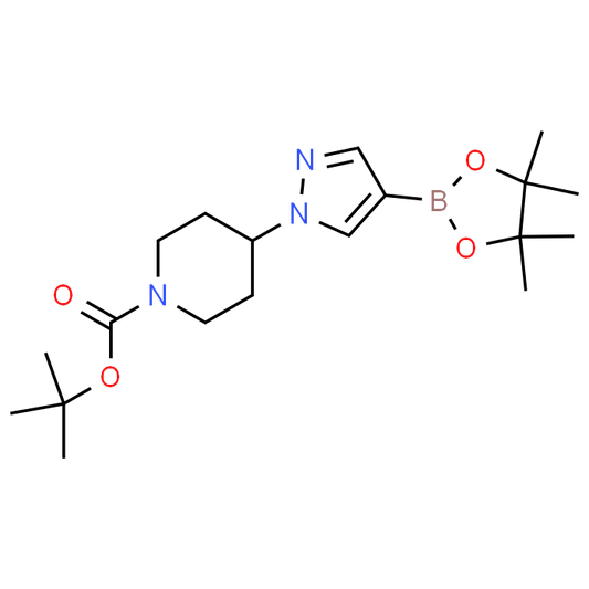 tert-Butyl 4-(4-(4,4,5,5-tetramethyl-1,3,2-dioxaborolan-2-yl)-1H-pyrazol-1-yl)piperidine-1-carboxylate