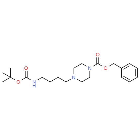 Benzyl 4-(4-((tert-butoxycarbonyl)amino)butyl)piperazine-1-carboxylate