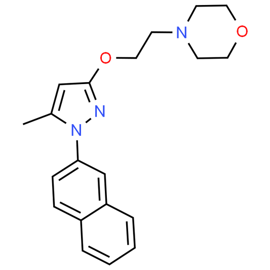 4-(2-((5-Methyl-1-(naphthalen-2-yl)-1H-pyrazol-3-yl)oxy)ethyl)morpholine