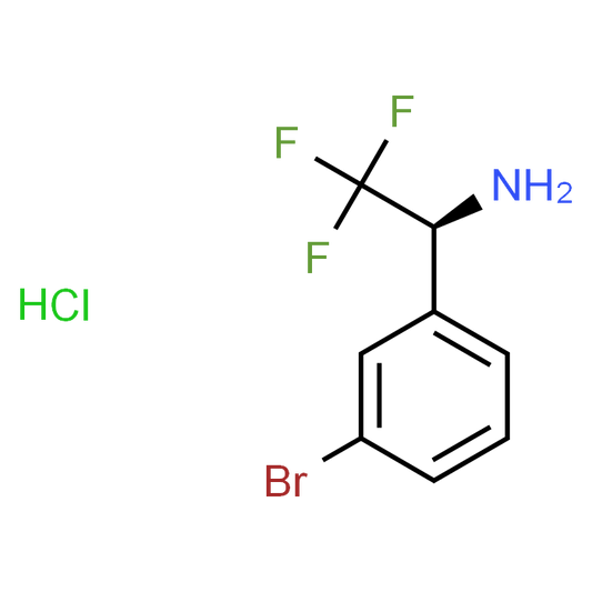 (S)-1-(3-Bromophenyl)-2,2,2-trifluoroethanamine hydrochloride