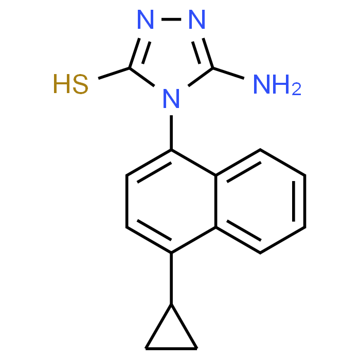 5-Amino-4-(4-cyclopropylnaphthalen-1-yl)-4H-1,2,4-triazole-3-thiol