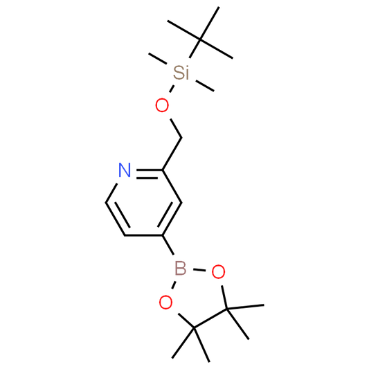 2-(((tert-Butyldimethylsilyl)oxy)methyl)-4-(4,4,5,5-tetramethyl-1,3,2-dioxaborolan-2-yl)pyridine