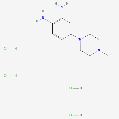4-(4-Methylpiperazin-1-yl)benzene-1,2-diamine tetrahydrochloride