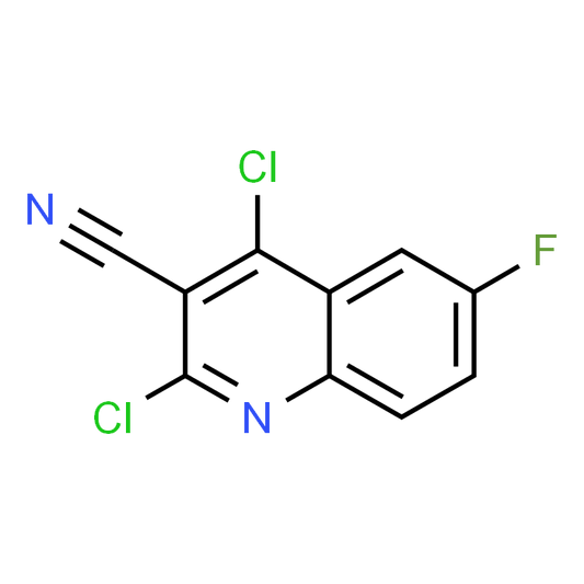 2,4-Dichloro-6-fluoroquinoline-3-carbonitrile