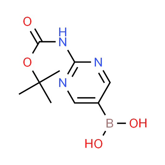 (2-((tert-Butoxycarbonyl)amino)pyrimidin-5-yl)boronic acid