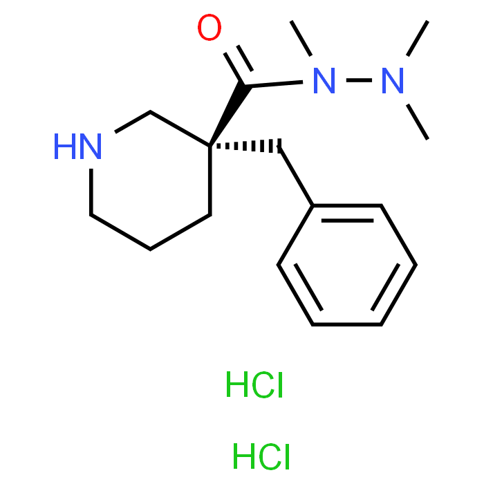 (R)-3-Benzyl-N,N',N'-trimethylpiperidine-3-carbohydrazide dihydrochloride