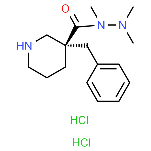 (R)-3-Benzyl-N,N',N'-trimethylpiperidine-3-carbohydrazide dihydrochloride