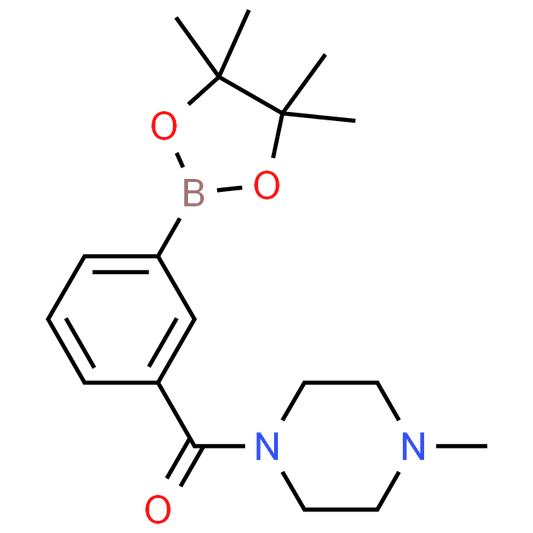 (4-Methylpiperazin-1-yl)(3-(4,4,5,5-tetramethyl-1,3,2-dioxaborolan-2-yl)phenyl)methanone