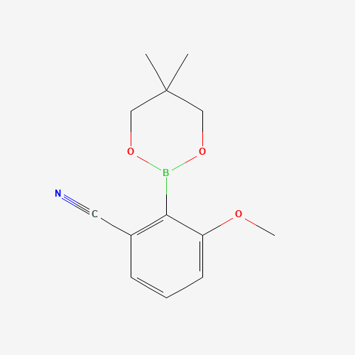 2-(5,5-Dimethyl-1,3,2-dioxaborinan-2-yl)-3-methoxybenzonitrile