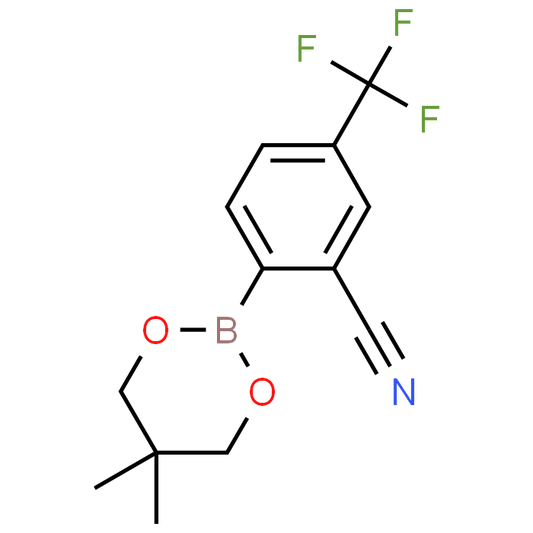 2-(5,5-Dimethyl-1,3,2-dioxaborinan-2-yl)-5-(trifluoromethyl)benzonitrile