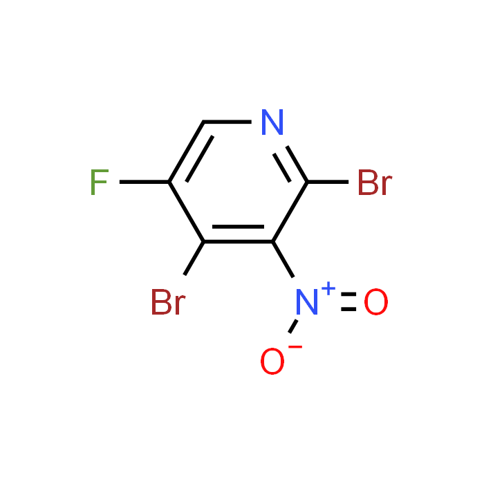 2,4-Dibromo-5-fluoro-3-nitropyridine