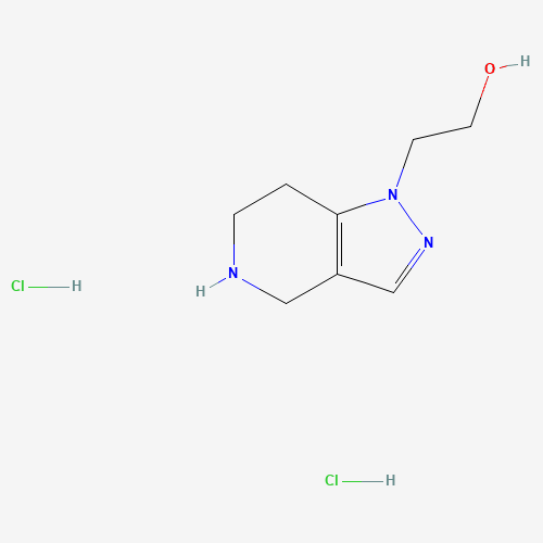 2-(4,5,6,7-Tetrahydro-1H-pyrazolo[4,3-c]pyridin-1-yl)ethan-1-ol dihydrochloride