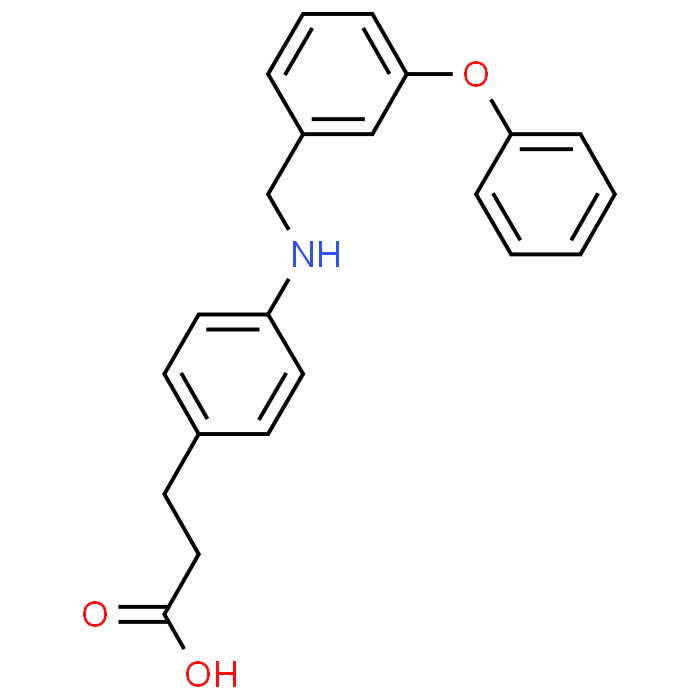 3-(4-((3-Phenoxybenzyl)amino)phenyl)propanoic acid